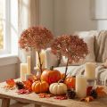 Artificial branch autumn decoration flower branch brown red 45cm 2 pieces | Floristik24.co.uk