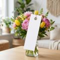 White hanging tags 18x60mm with metal wire, weatherproof, ideal for floristry and gift labeling, 250 pieces | Floristik24.co.uk