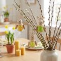 Easter bunnies for hanging Easter decoration wood jute H6.5cm 9 pcs | Floristik24.co.uk
