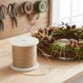 Natural Binding Wire with Paper Coating, 0.80mm, 1kg Spool | Floristik24.co.uk