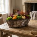 Plant bowl plant basket birch vines decorative basket 17×15×34cm | Floristik24.co.uk