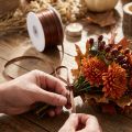 Gift ribbon satin ribbon decorative ribbon brown 3mm × 50m | Floristik24.co.uk