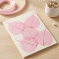 Skeleton leaves, pink decorative willow leaves 5-9cm, 200 pieces - Ideal for greeting cards &amp; DIY | Floristik24.co.uk