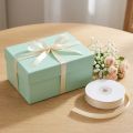 Gift ribbon narrow decorative ribbon cream satin ribbon 3mm × 50m | Floristik24.co.uk