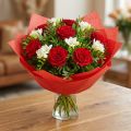 Cuff Paper Flower Silk Tissue Paper Red 37.5cm 100m | Floristik24.co.uk