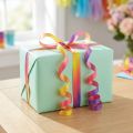Curling Ribbon Colorful Gradient Gift Ribbon Yellow, Pink, Purple 10mm 250m | Floristik24.co.uk