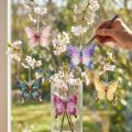 Butterfly pendant decoration for artistically decorating living spaces, 8cm, 5 pieces | Floristik24.co.uk