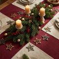 Scatter decoration Christmas star wood 4 colors Ø4cm 72 pcs | Floristik24.co.uk