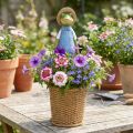 Frog deco planter polyresin table decoration summer H31.5cm | Floristik24.co.uk