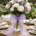 Chiffon ribbon organza ribbon decorative ribbon organza purple 40mm 20m | Floristik24.co.uk