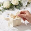 Gift ribbon and decorative ribbon cream taffeta ribbon 25mm 50m | Floristik24.co.uk