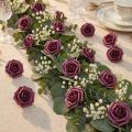 Foam Rose Ø3.5cm Mauve 48 pcs | Floristik24.co.uk