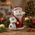Santa Claus deco tealight holder Christmas H15cm | Floristik24.co.uk