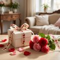 Gift ribbon hearts decorative cotton ribbon 15mm 20m | Floristik24.co.uk