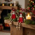 Santa Claus figure sitting 6,5cm Red 12pcs | Floristik24.co.uk