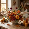 Mini pumpkin decoration on a stick autumn decoration 6 colors Ø4cm 18 pcs | Floristik24.co.uk