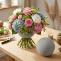 Floral Foam Ball Floral Clay Ball Grey Ø12cm 6 Pcs | Floristik24.co.uk
