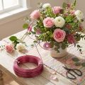 Aluminum wire Ø2mm 500g, 60m Pink - Flexible &amp; versatile for DIY jewelry, crafts and decoration | Floristik24.co.uk