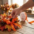 Gift ribbon orange ribbon decorative ribbon 15mm 50m | Floristik24.co.uk