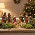 Nativity figures hand-painted 2cm - 9cm 7pcs | Floristik24.co.uk