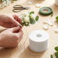 Paper wire white 2mm 100m | Floristik24.co.uk