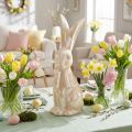 Easter Bunny Ceramic in Beige Ceramic Bunny Large H49.5cm | Floristik24.co.uk