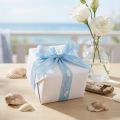 Gift ribbon blue boat decorative ribbon maritime 25mm 20m | Floristik24.co.uk
