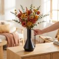 Decorative metal vase in black, designed as a decorative jug, stylish eye-catcher, 19.5cm x 38.5cm, for dried and artificial flowers | Floristik24.co.uk
