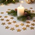 Mini glitter star gold 2.5cm 96 pcs | Floristik24.co.uk