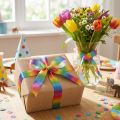 Rainbow ribbon decorative ribbon gift ribbon 15mm 18m | Floristik24.co.uk