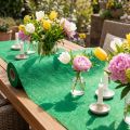 Decorative fleece table runner decorative fleece table runner green 23cm 25m | Floristik24.co.uk
