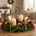 Wire Star Wave Ring Stars for Christmas Wreath 20cm 10 Pcs | Floristik24.co.uk