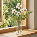 Artificial Flowers Cosmea White Silk Flowers H51cm 3 Pcs | Floristik24.co.uk