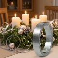 Aluminum flat wire ribbon, matte silver, 20mm x 5m - decorative ribbon, crafting, DIY | Floristik24.co.uk