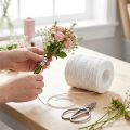 Paper Wire White Paper Wrapping Wire 0.4mm 205m | Floristik24.co.uk