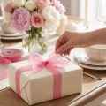 Organza ribbon gift ribbon pink ribbon selvedge 6mm 50m | Floristik24.co.uk