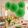Honeycomb paper flower green Ø40cm 4pcs | Floristik24.co.uk