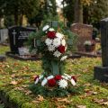 Floral foam cross small green 42cm 4 pcs funeral floristry | Floristik24.co.uk