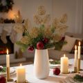 Artificial Plants, Branch Decoration, Decorative Leaf Golden Glitter L36cm 10 Pcs | Floristik24.co.uk
