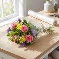 Flower decoration foil flower foil clear 50cm x 1000m | Floristik24.co.uk
