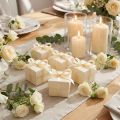 Gift ribbon cream decorative ribbon satin ribbon 6mm × 50m | Floristik24.co.uk