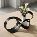 Aluminum flat wire, black, decorative craft wire, 5mm x 10m | Floristik24.co.uk