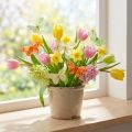 Decorative butterflies on the wire 10cm 12pcs | Floristik24.co.uk