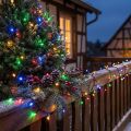 Light chain for outside 360 black, colored 27m | Floristik24.co.uk