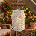Hanging lantern, summer decoration, lantern, macramé H35.5cm W19cm | Floristik24.co.uk