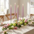 Taper Candles Wenzel Candles Lilac 250/23mm 12 Pcs | Floristik24.co.uk