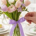 Gift ribbon dotted decorative ribbon purple 10mm 25m | Floristik24.co.uk