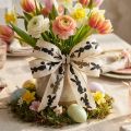 Gift ribbon Easter ribbon with wire 25mm 18m | Floristik24.co.uk