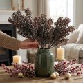 Artificial Plants Brown Autumn Decoration Winter Decoration Drylook 38cm 3 Pcs | Floristik24.co.uk