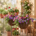Hanging Basket Brown Hanging Basket Plant Basket Ø31cm 2pcs | Floristik24.co.uk